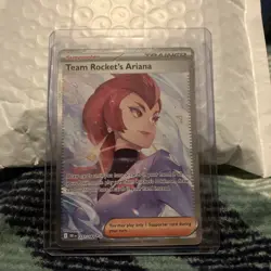 Pokemon Team Rockets Ariana Special Illustration Card 237/182 Destined Rivals - Image 1