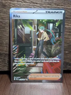 Pokemon TCG Rika Trainer Special Illustration Card Paradox Rift 258/182 NM - Image 1