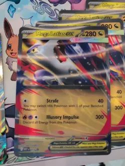 Pokemon Jumbo Card Lot - 12x Mega Latias EX 011 Lenticular + 10x Lucario EX 051 - Image 2