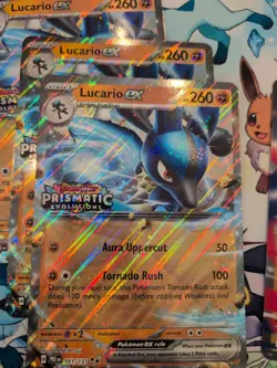 Pokemon Jumbo Card Lot - 12x Mega Latias EX 011 Lenticular + 10x Lucario EX 051 - Image 3
