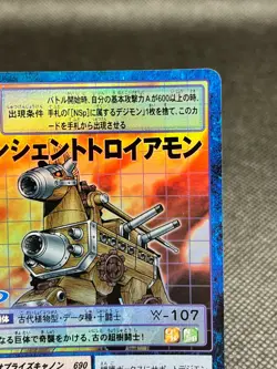 AncientTroiamon Digimon Vintage Card FOIL Japanese 2001 Very Rare Bandai - Image 5