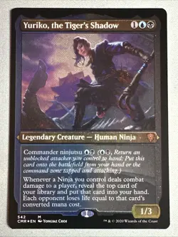 MTG / Yuriko, the Tiger's Shadow / CMR / #542 / FOIL ETCHED / Mythic / NM - Image 1
