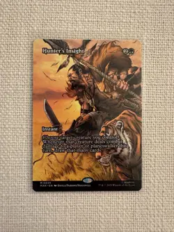 Hunter’s Insight Borderless M0035 Spider-Man MTG Magic the Gathering NM - Image 1