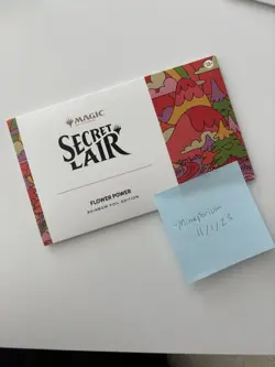 💐🃏 FLOWER POWER SECRET LAIR MTG 🌈 RAINBOW FOIL 🤝 ITEM IN HAND 🃏💐 - Image 2