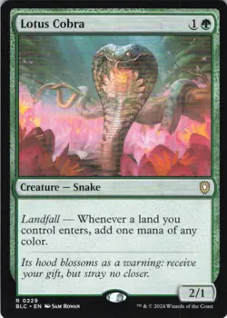 MTG Lotus Cobra (229) | NM | Commander: Bloomburrow {BLC} - Image 1