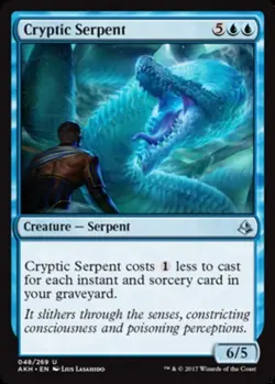 Cryptic Serpent - Amonkhet #048/269 MTG Magic The Gathering - Image 1