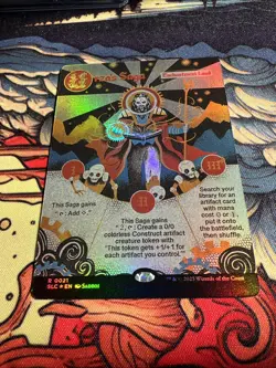 Magic the Gathering Secret Lair Encyclopedia Of Magic FOIL Urza’s Saga - Image 1