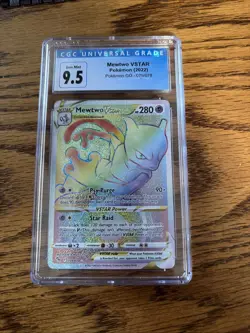 Pokemon TCG Mewtwo VSTAR Holo Ultra Rare 079/078 NM Pokemon GO - Image 1