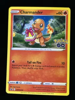 Pokemon TCG Charmander SWSH232 Holo Black Star Promo - Image 1