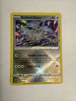 Radiant Eevee SWSH230 Holographic Black Star Promo Pokemon TCG - Image 1