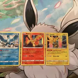 Articuno 024/078, Moltres 012/078, Zapdos 029/078 Rare Holo Pokemon Go (662) - Image 1