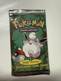 Pokemon Jungle Unlimited 1999 Wigglytuff Artwork Booster Pack Sealed - Image 1