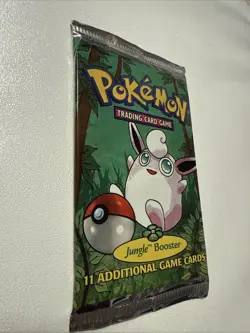 Pokemon Jungle Unlimited 1999 Wigglytuff Artwork Booster Pack Sealed - Image 2