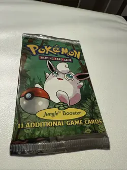 Pokemon Jungle Unlimited 1999 Wigglytuff Artwork Booster Pack Sealed - Image 4