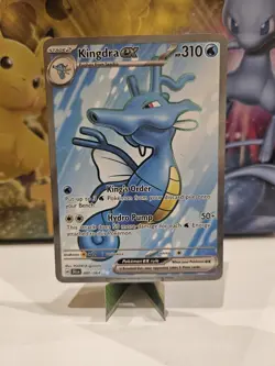 TCG Pokemon Karte Kingdra Ex SFA 080/064 Englisch Ultra Rare Nebel der Sagen - Image 1