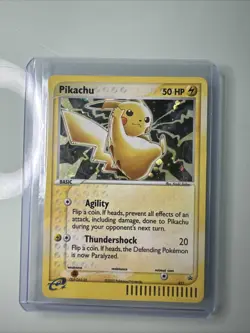 2003 POKEMON TCG PIKACHU BLACK STAR PROMO HOLO RARE E-READER 012 - Image 1
