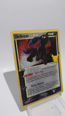 2021 POKEMON CELEBRATIONS CLASSIC COLL #17 UMBREON-GOLD STAR UNGRADED MINT - Image 4