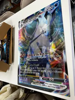 Pokemon Lenticular Poster Ice Rider & Calyrex VMAX Chilling Reign 17” X 24” L - Image 2