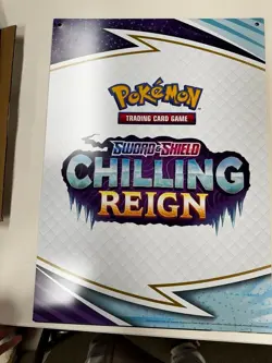 Pokemon Lenticular Poster Ice Rider & Calyrex VMAX Chilling Reign 17” X 24” L - Image 4