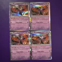 4x 2024 Pokemon S&V Twilight Masquerade Holographic Holo Fezandipiti 96 /167 x4 - Image 1