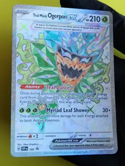 Teal Mask Ogerpon ex - 166 - SV: Scarlet & Violet Promo - Pokemon TCG - NM HOLO - Image 1