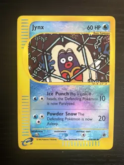 2002 Pokemon TCG Jynx Expedition 83/165 Reverse Holo Rare - LP/NM - Image 1