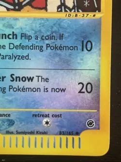 2002 Pokemon TCG Jynx Expedition 83/165 Reverse Holo Rare - LP/NM - Image 5