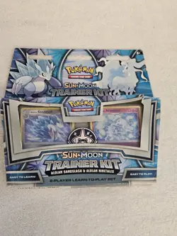 Pokemon TCG Sun & Moon Trainer Kit Alolan Sandslash & Ninetales New Sealed - Image 1