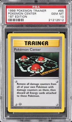 1999 POKEMON BASE SET 1ST EDITION #85 POKEMON CENTER PSA 10 - Image 1