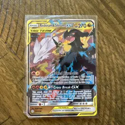 2019 Pokemon Sun & Moon Cosmic Eclipse Reshiram & Zekrom GX 157/236 - NM - Image 1