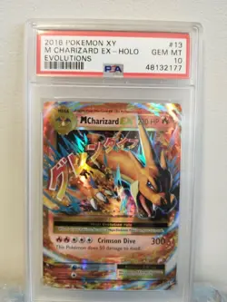 Pokemon M Charizard EX XY Evolutions #13/108 PSA 10 Gem Mint - Image 1