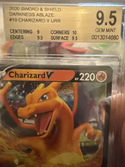 2020 Pokemon Darkness Ablaze Charizard V 19 BGS 9.5 with Subgrades - Image 3