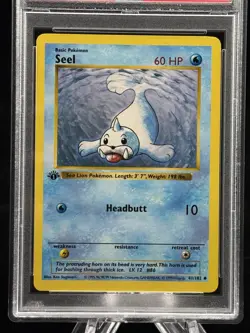 Seel #41 1st Edition Base Set 1999 Pokemon Game PSA 9 💦 - Image 2