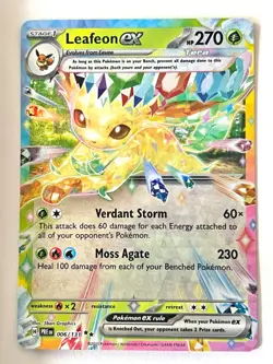 Leafeon ex 006/131 Double Rare Prismatic Evolutions - Pokemon TCG - Near Mint NM - Image 1