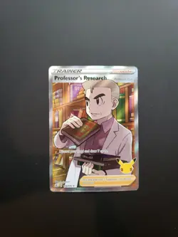 Pokemon TCG Professor's Research Full Art Celebrations 024/025 Ultra Rare NM/M - Image 1