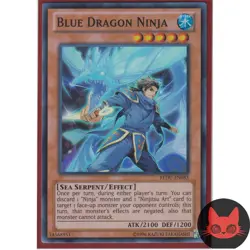 Yugioh Blue Dragon Ninja REDU-EN083 Super Rare NM - Image 1