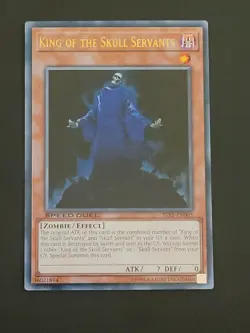 YUGIOH KING OF THE SKULL SERVANTS ULTRA RARE SPEED DUEL NEAR MINT STP2-EN005 - Image 1