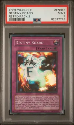 Yu-Gi-Oh! Retro Pack 2 Destiny Board- Mint PSA 9 - Image 1