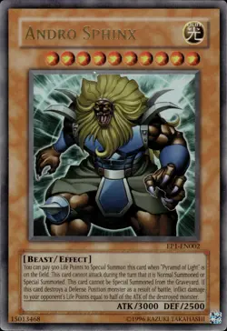 Andro Sphinx - Ultra Rare EP1-EN002 - LP - YuGiOh - Image 1