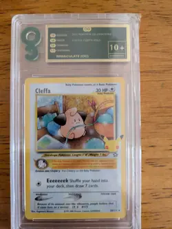 Pokemon TCG Graded Card Bundle Mega Charizard EX Pikachu Cleffa - Image 2