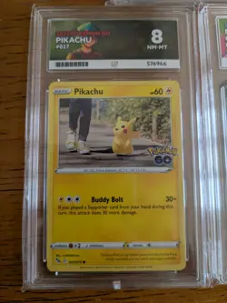 Pokemon TCG Graded Card Bundle Mega Charizard EX Pikachu Cleffa - Image 3