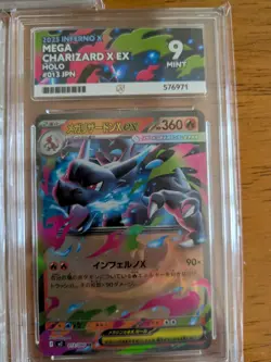 Pokemon TCG Graded Card Bundle Mega Charizard EX Pikachu Cleffa - Image 4