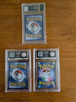 Pokemon TCG Graded Card Bundle Mega Charizard EX Pikachu Cleffa - Image 5