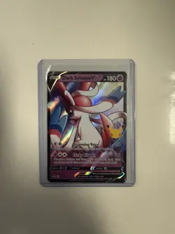 Dark Sylveon V SWSH134 Celebrations Black Star Promo Holo Pokemon Card NM - Image 1