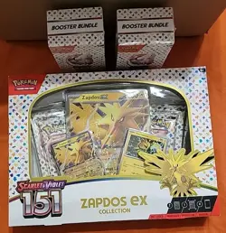 151 Booster Bundle Lot 2 Bundles 1 Zappdos Ex Pokemon Cards Factory Sealed - Image 1