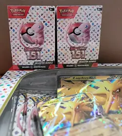151 Booster Bundle Lot 2 Bundles 1 Zappdos Ex Pokemon Cards Factory Sealed - Image 2
