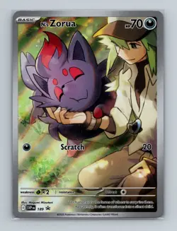 N's Zorua Promo SV: Scarlet & Violet Promo Cards 189 NM - Image 1