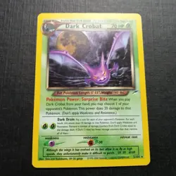 Dark Crobat 2/105 - Holo Rare - Neo Destiny - VINTAGE WOTC POKEMON CARD - LP - Image 3