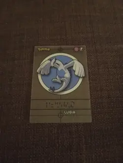 Pokemon Lugia Magic Message Cards Merlin stickers - Image 1