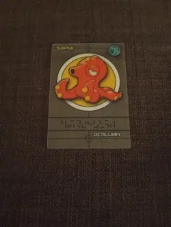Pokemon Octillery Magic Message Cards Merlin stickers - Image 1